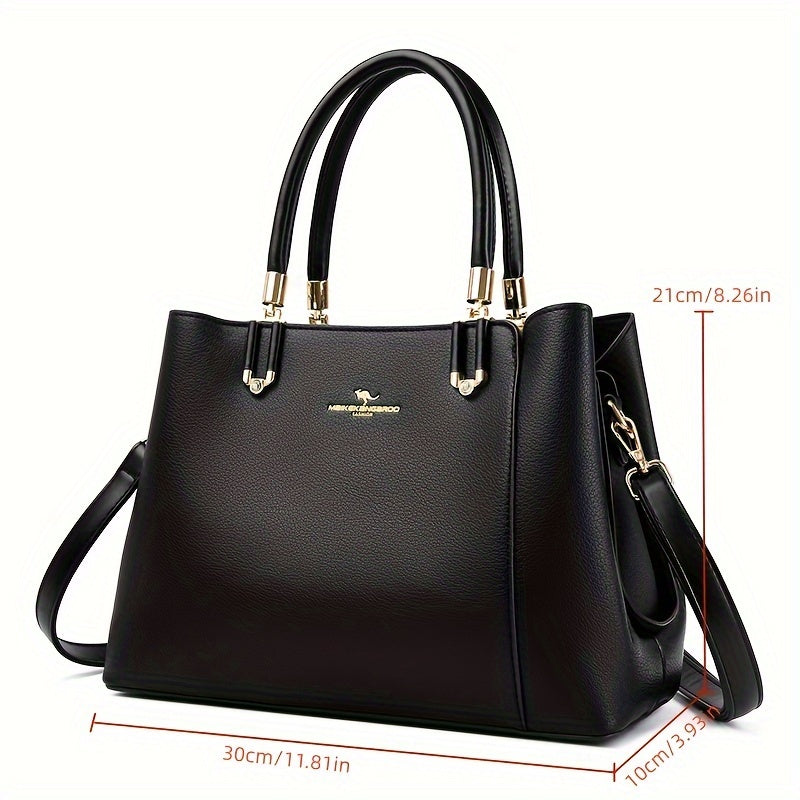 Stylish Women'S Handbag, Spacious And Elegant Commuter Bag Featuring a Removable And Adjustable Shoulder Strap, Suitable for Wearing As a Shoulder Or Crossbody Bag
