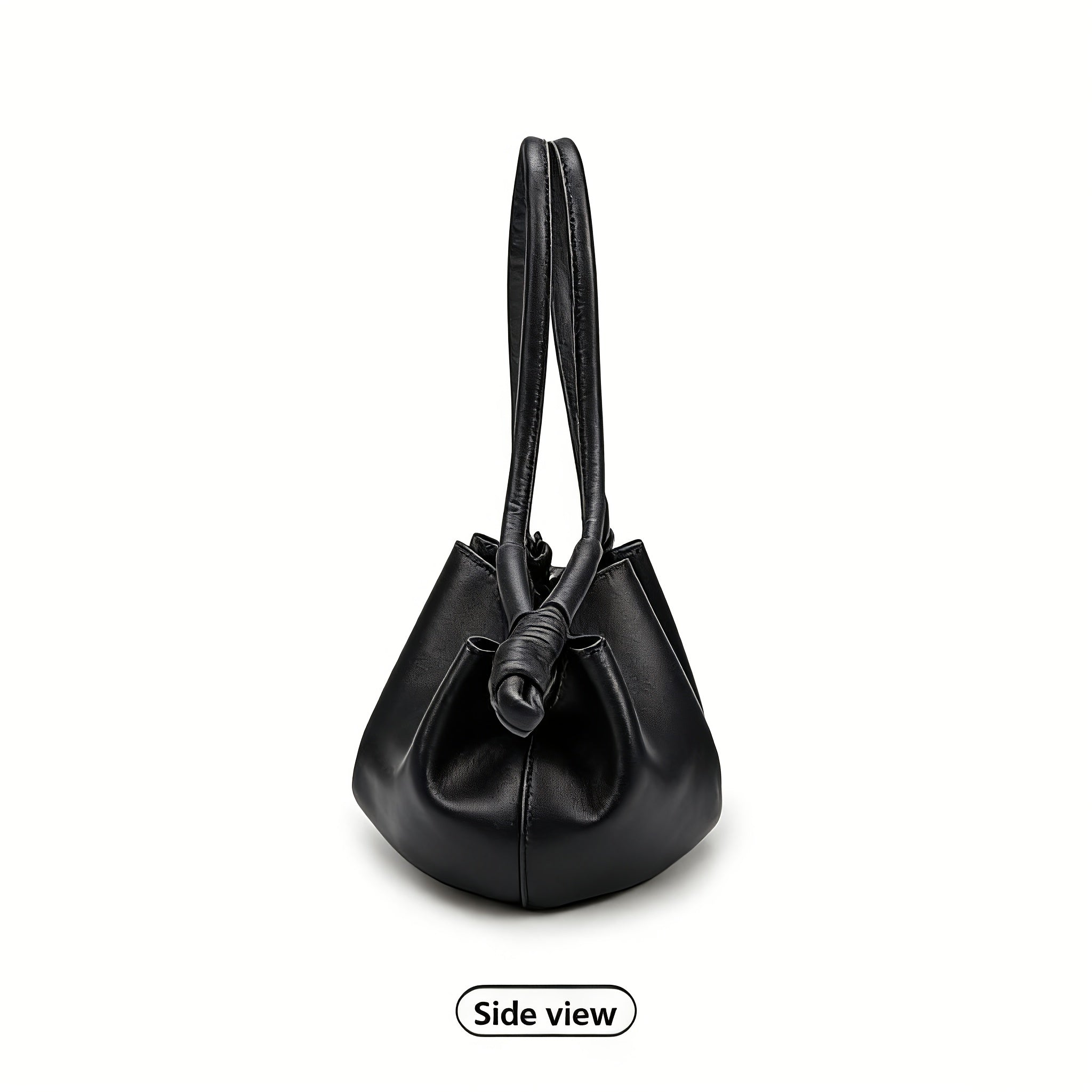 Women' Large Capacity Soft Synthetic Leather Tote Bag with Adjustable\u002FDetachable Crossbody Strap - Vintage Minimalist Cloud Dumpling Shoulder Purse, Zipper Closure Suitable for Commuting,,, Travel, Wine Color &