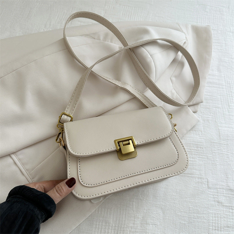 Elegant Ladies' Bag 2026 Model, Trendy, Fashionable, Simple Crossbody Bag, Vintage Chic Small Square Shoulder Bag, Cross-border