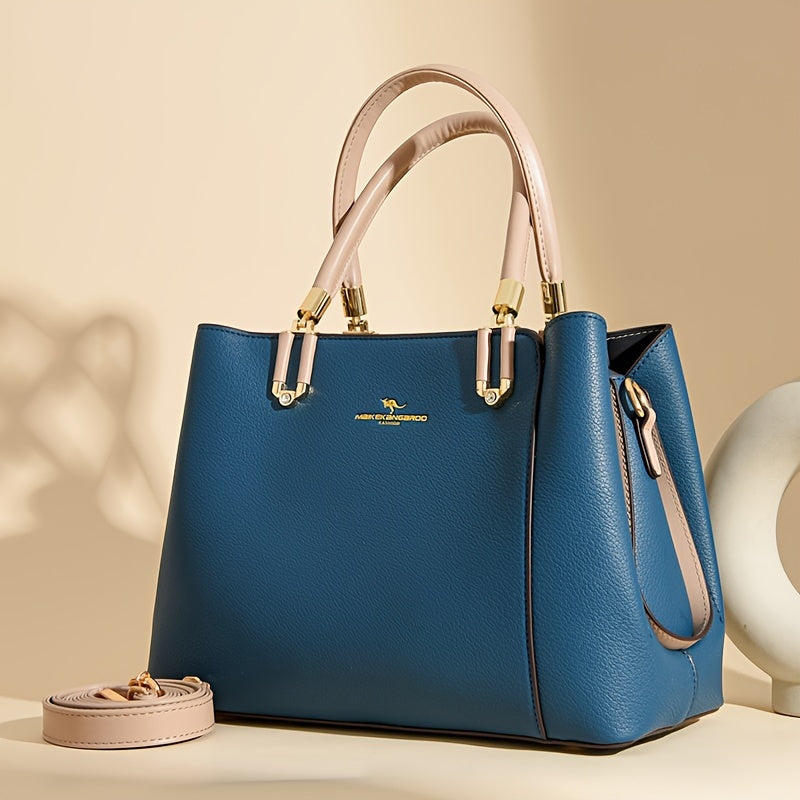 Stylish Women'S Handbag, Spacious And Elegant Commuter Bag Featuring a Removable And Adjustable Shoulder Strap, Suitable for Wearing As a Shoulder Or Crossbody Bag