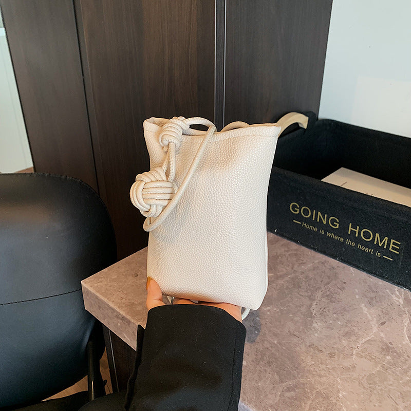 2025-Border New Soft Small Bag Women Phone Bag Autumn Versatile Casual Crossbody Bag Small Square Bag