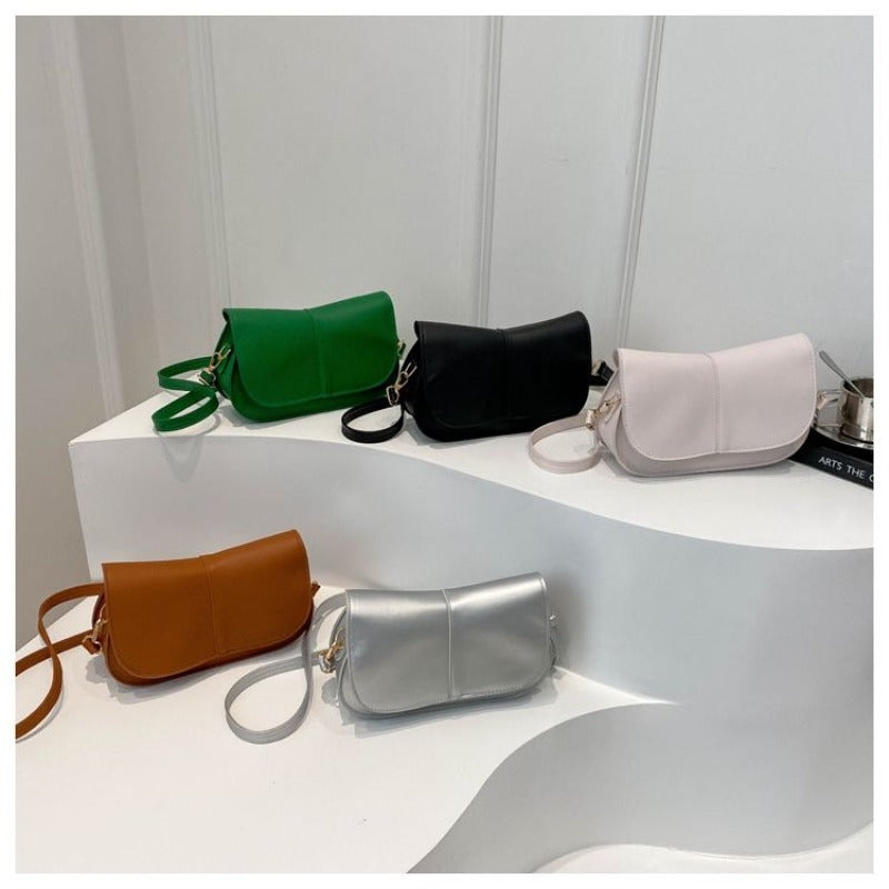 Women's Small Square Crossbody Bag Suitable for Summer, Small Shoulder Purse with Zipper Closure, Solid Color Tote for Outfits, Crossbody or Over-the-Shoulder Carry, Multicolor Options, Easy-to-Wear