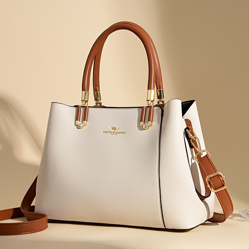 Stylish Women'S Handbag, Spacious And Elegant Commuter Bag Featuring a Removable And Adjustable Shoulder Strap, Suitable for Wearing As a Shoulder Or Crossbody Bag