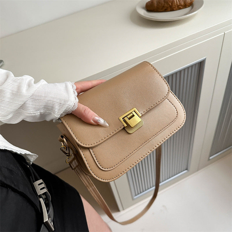 Elegant Ladies' Bag 2026 Model, Trendy, Fashionable, Simple Crossbody Bag, Vintage Chic Small Square Shoulder Bag, Cross-border