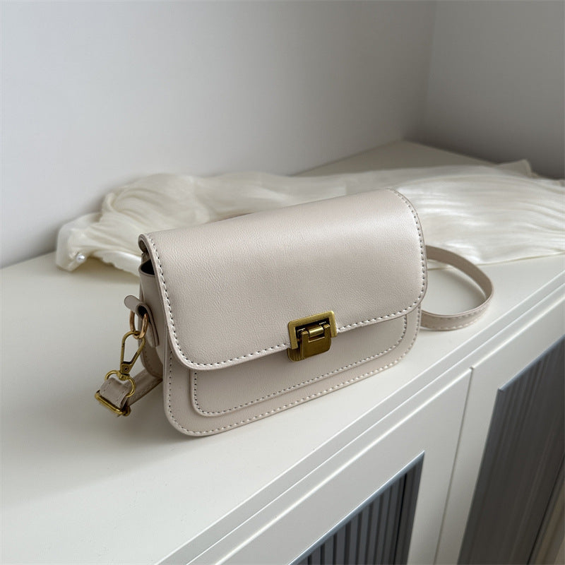 Elegant Ladies' Bag 2026 Model, Trendy, Fashionable, Simple Crossbody Bag, Vintage Chic Small Square Shoulder Bag, Cross-border