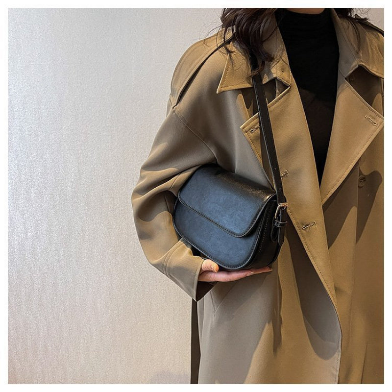 2026 Trending Spring Women'S Matte Square Bag | Vintage Style Crossbody & Shoulder Purse, Chic Versatile Bag, Available in, Green, Nylon &, Buckle Closure