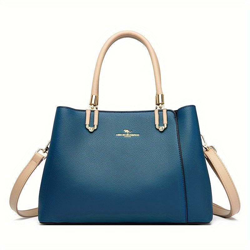 Stylish Women'S Handbag, Spacious And Elegant Commuter Bag Featuring a Removable And Adjustable Shoulder Strap, Suitable for Wearing As a Shoulder Or Crossbody Bag