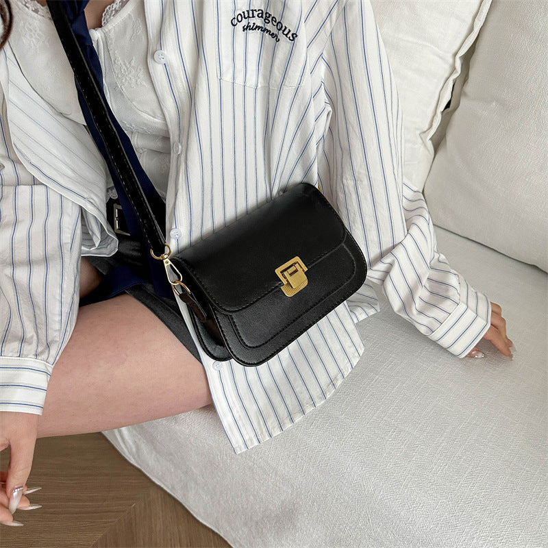 Elegant Ladies' Bag 2026 Model, Trendy, Fashionable, Simple Crossbody Bag, Vintage Chic Small Square Shoulder Bag, Cross-border