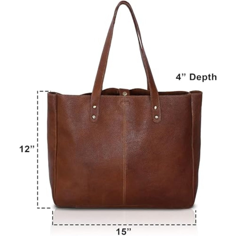 xwlLeather Tote Bag for Women Purse Satchel Travel Bag Shopping Carry Menger Multipurpose Handbag