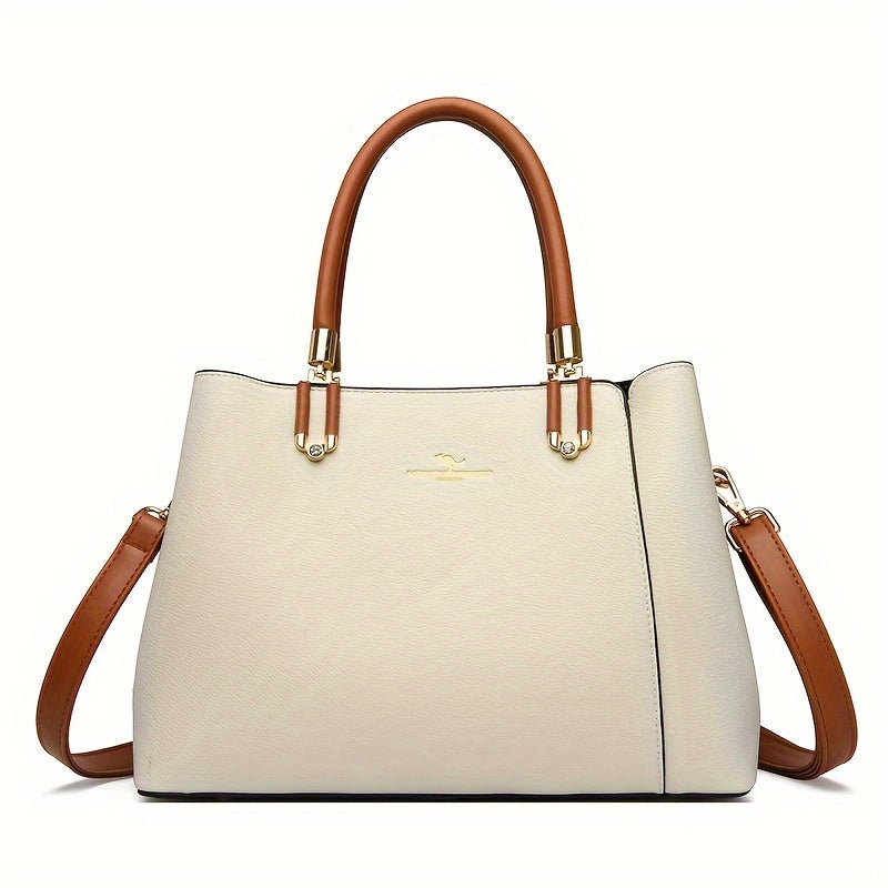 Stylish Women'S Handbag, Spacious And Elegant Commuter Bag Featuring a Removable And Adjustable Shoulder Strap, Suitable for Wearing As a Shoulder Or Crossbody Bag