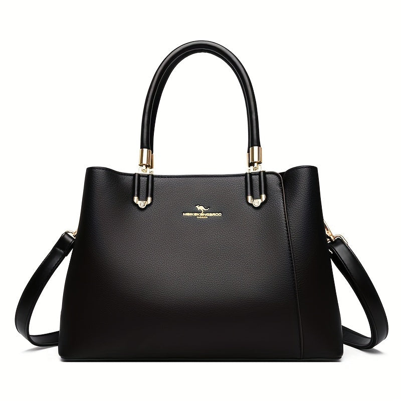 Stylish Women'S Handbag, Spacious And Elegant Commuter Bag Featuring a Removable And Adjustable Shoulder Strap, Suitable for Wearing As a Shoulder Or Crossbody Bag