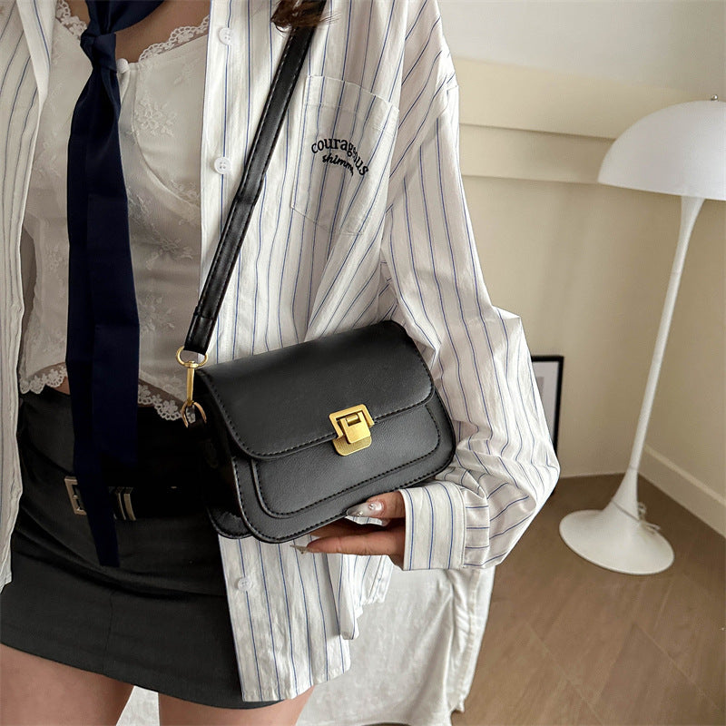 Elegant Ladies' Bag 2026 Model, Trendy, Fashionable, Simple Crossbody Bag, Vintage Chic Small Square Shoulder Bag, Cross-border
